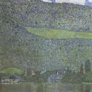 Gustav Klimt Unterach on Lake Atter (mk20) USA oil painting artist